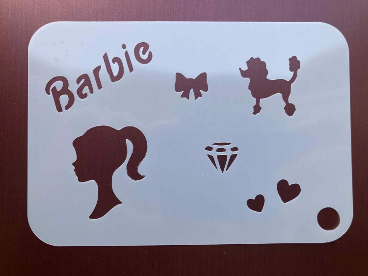 Šablona Barbie kolekce - opakovaně použitelná