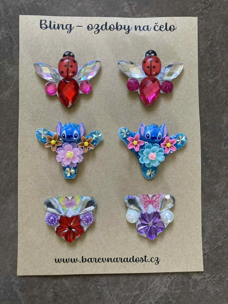 Bling Stitch s beruškami a motýlky