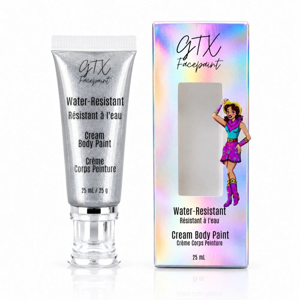 GTX Water-Resistant Cream - stříbrná metalická