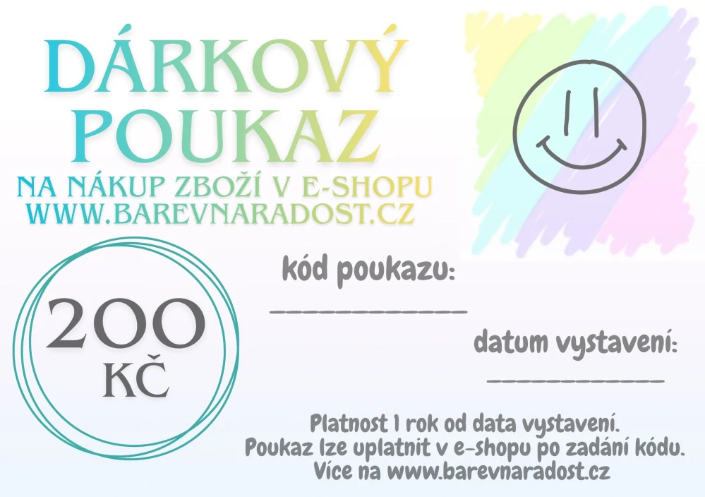 Dárkový poukaz 200 Kč
