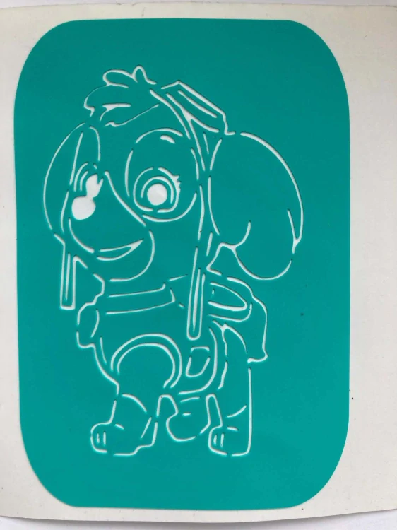 Lepící šablonka na airbrush Skye