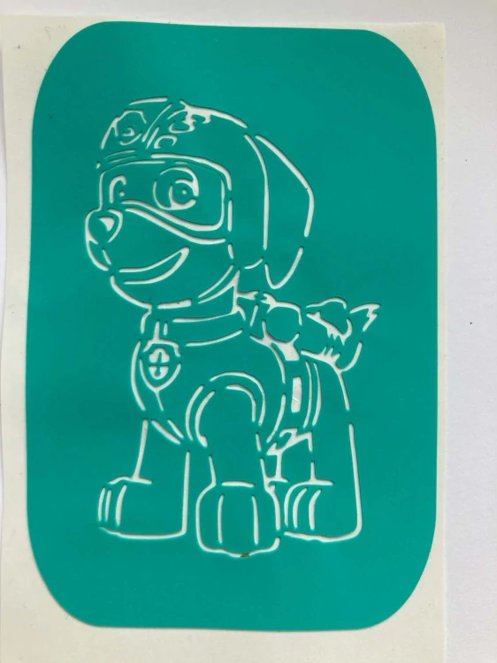 Lepící šablonka na airbrush Zuma