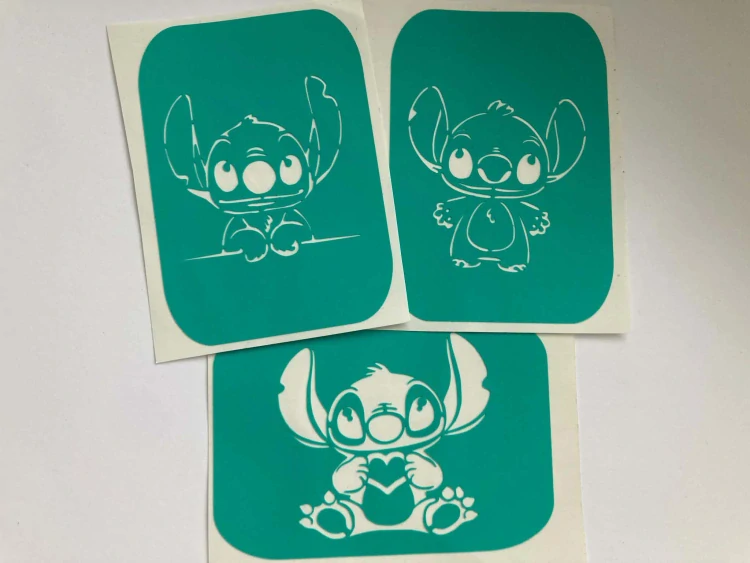 Lepící šablonka na airbrush Stitch kolekce