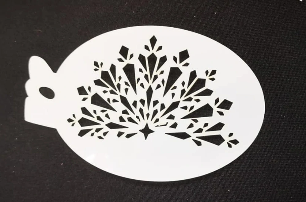 Šablona na obličej POP Stencils ledová mandala