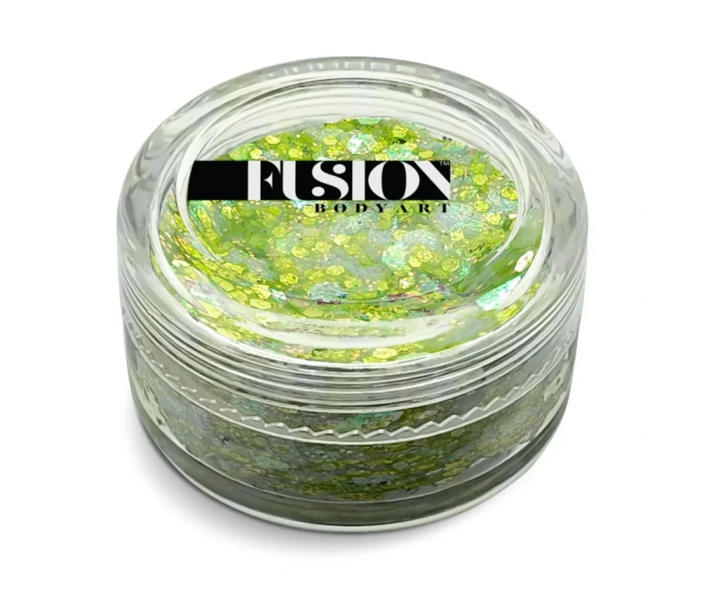 Fusion třpytky v krému UV Aurora