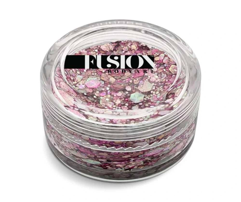 Fusion třpytky v krému UV Pink Delight