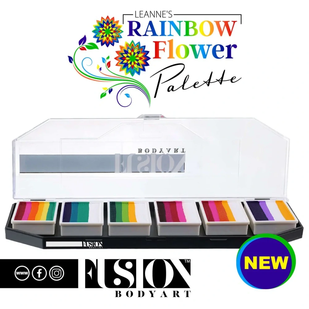 Paletka Fusion - Leanne's Rainbow Flower Palette