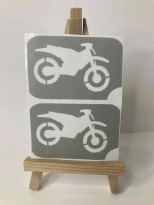 Motorka 1+1 zdarma šablonka třpytivé tetování