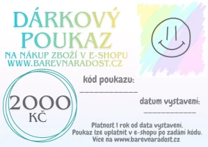 Dárkový poukaz 2000 Kč