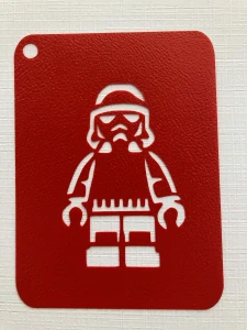 Šablona Lego Stormtrooper  - opakovaně použitelná