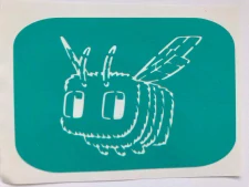 Lepící šablonka na airbrush Bee
