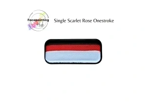 One stroke - Scarlet Rose Facepaint Hub