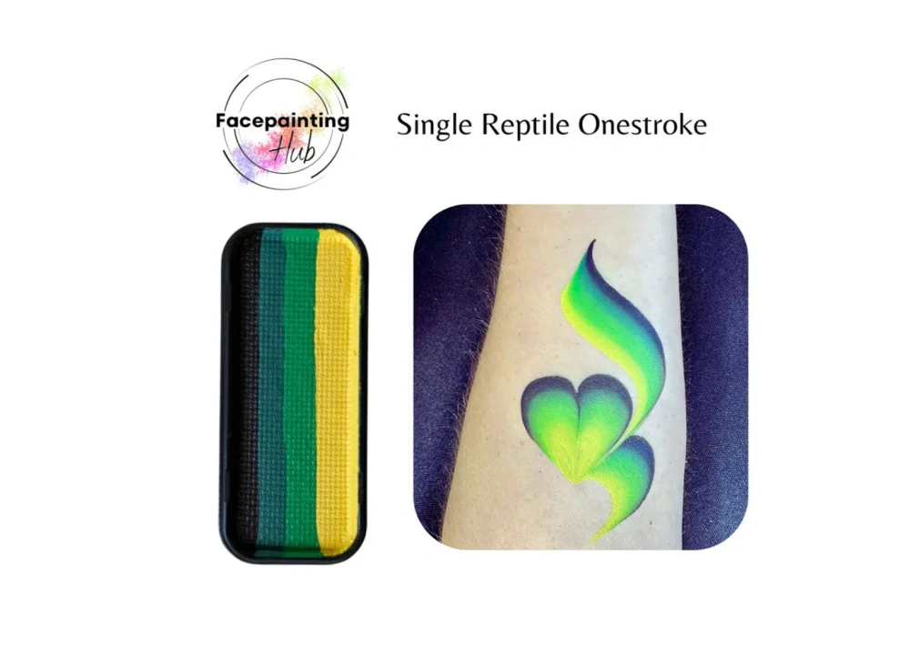 One stroke - Reptile Facepaint Hub