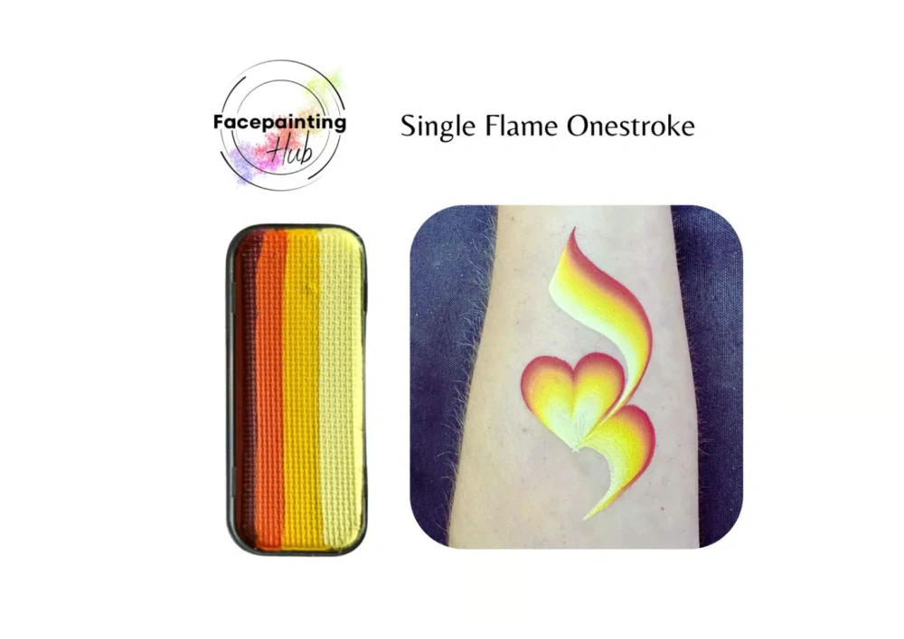 One stroke - Flame Facepaint Hub