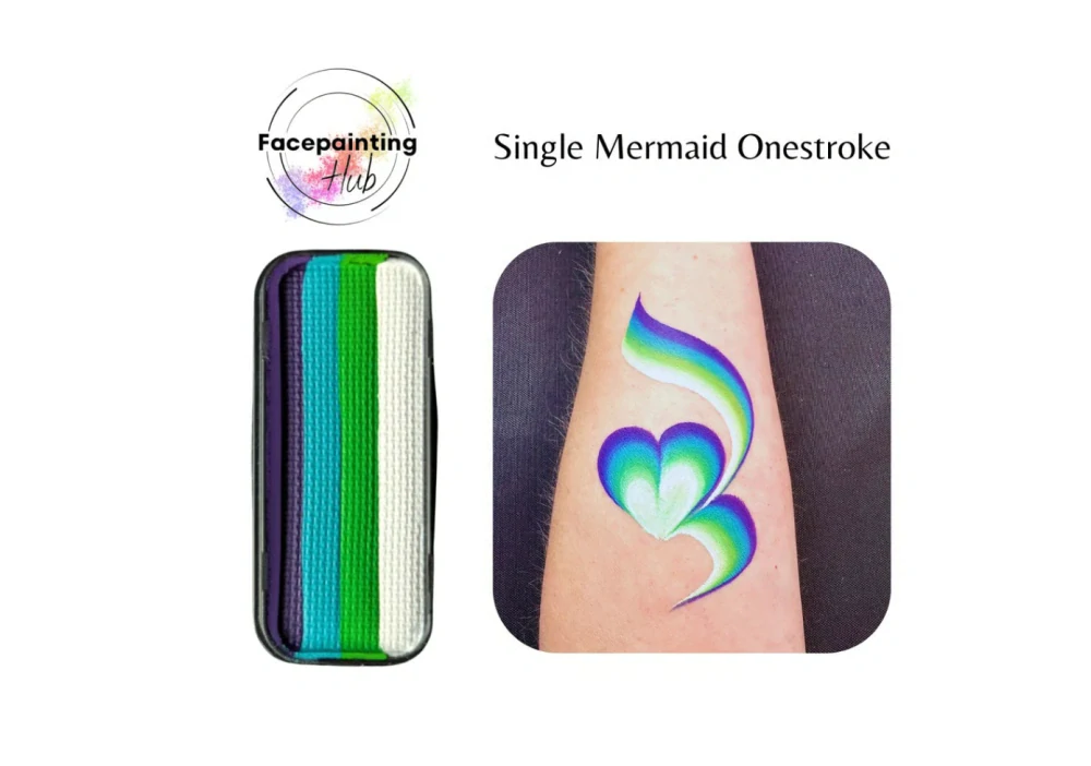 One stroke - Mermaid Facepaint Hub