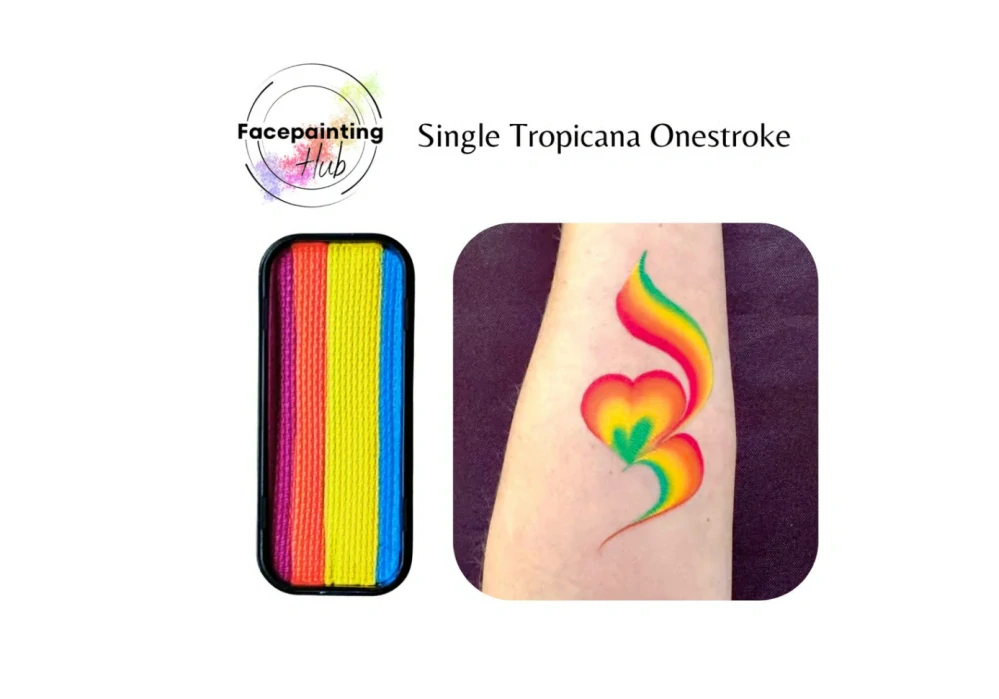 One stroke - Tropicana Facepaint Hub