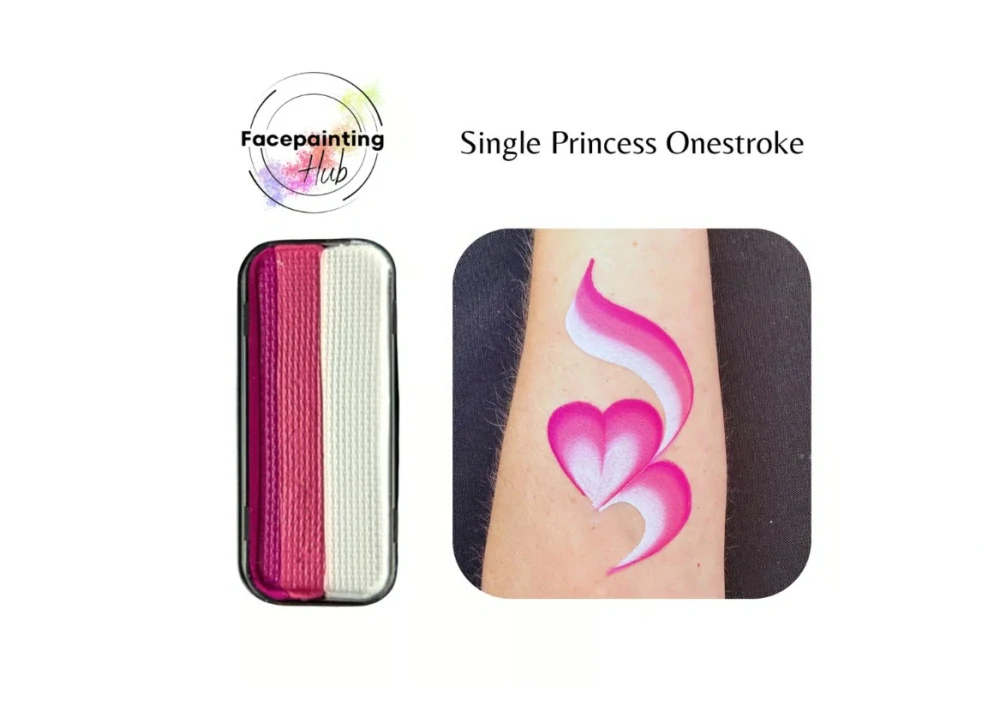 One stroke - Single Princess Facepaint Hub