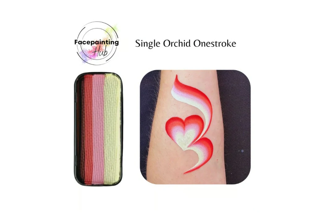 One stroke - Orchid Facepaint Hub