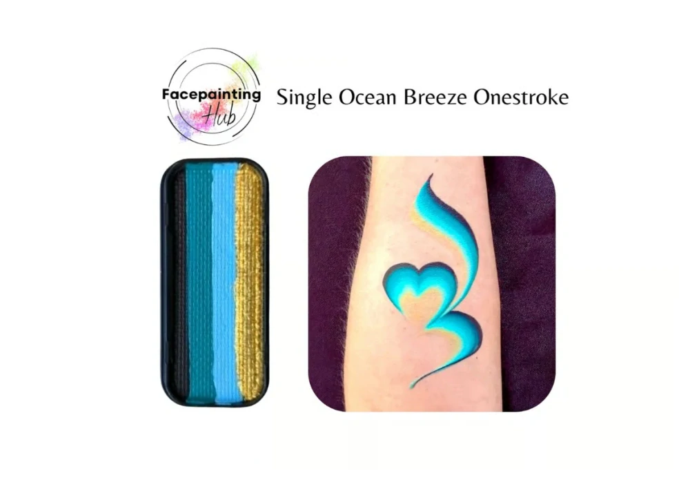 One stroke - Ocean Breeze Facepaint Hub