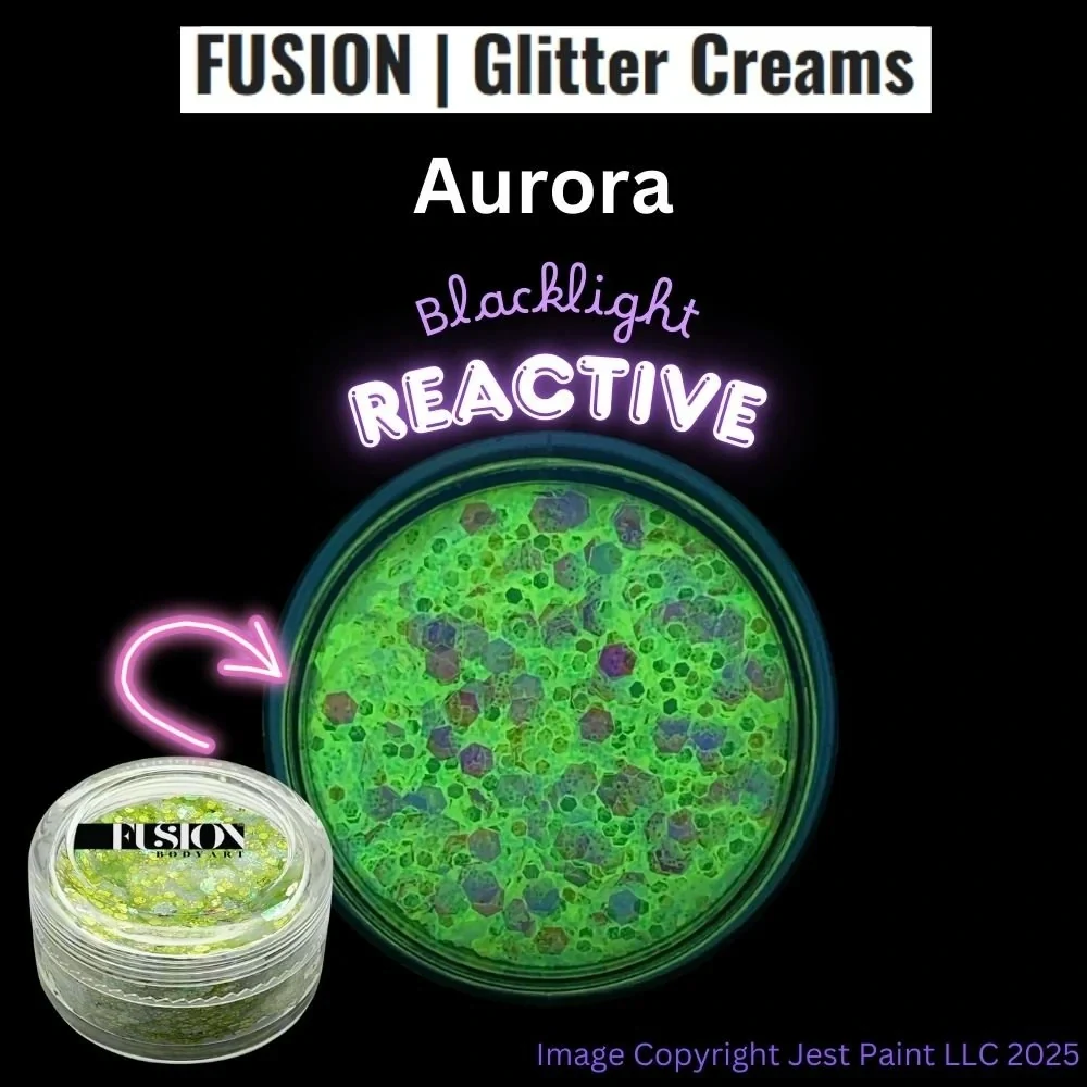 Fusion třpytky v krému UV Aurora