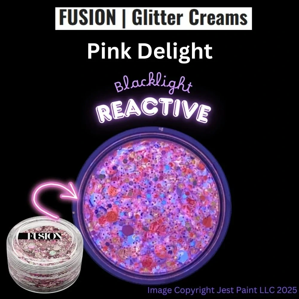 Fusion třpytky v krému UV Pink Delight