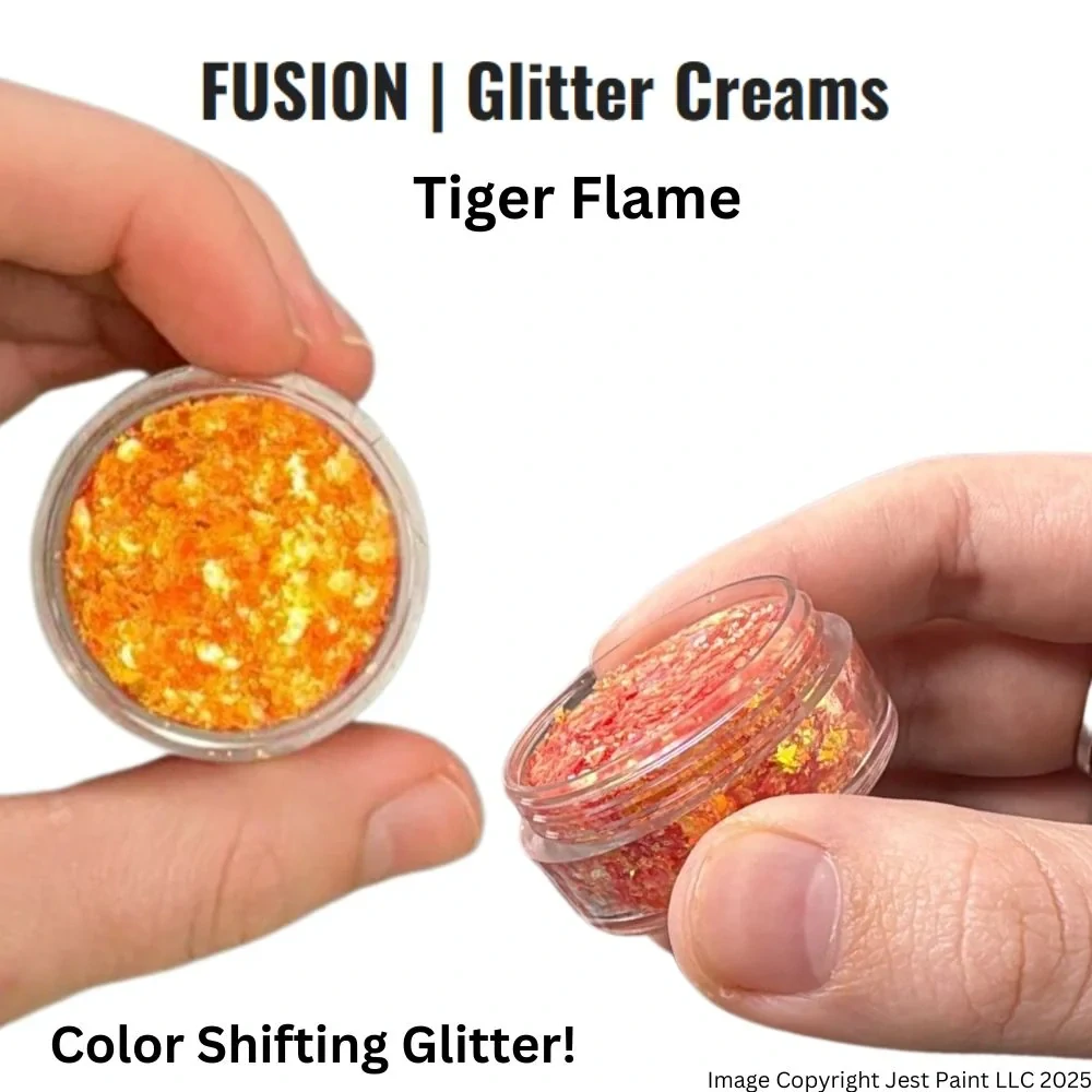Fusion třpytky v krémuTiger flare