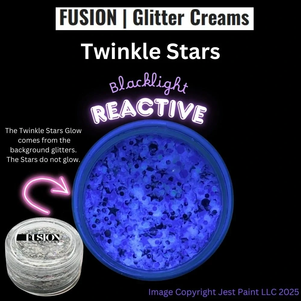 Fusion třpytky v krému UV Twinkle stars