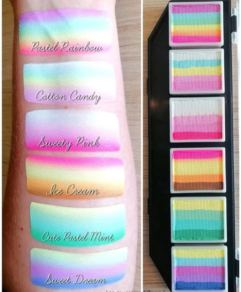 Paletka Fusion - Lodie Up Cute Pastel Rainbow Palette
