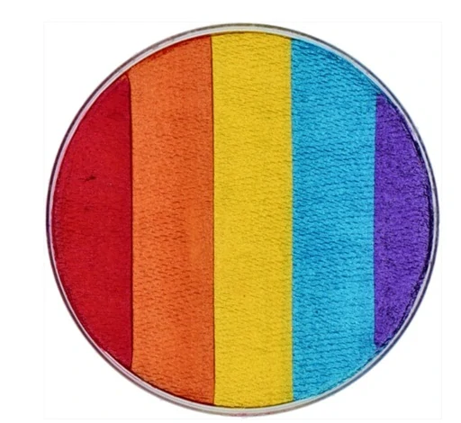 Barva na obličej Split Cake - Rainbow