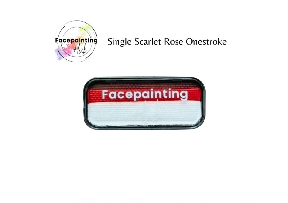 One stroke - Scarlet Rose Facepaint Hub