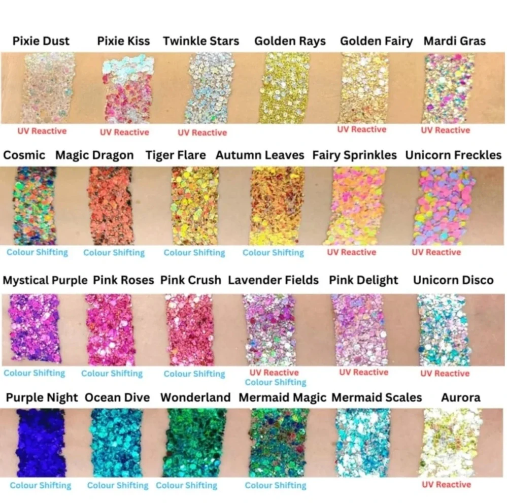 Fusion třpytky v krému UV Twinkle stars