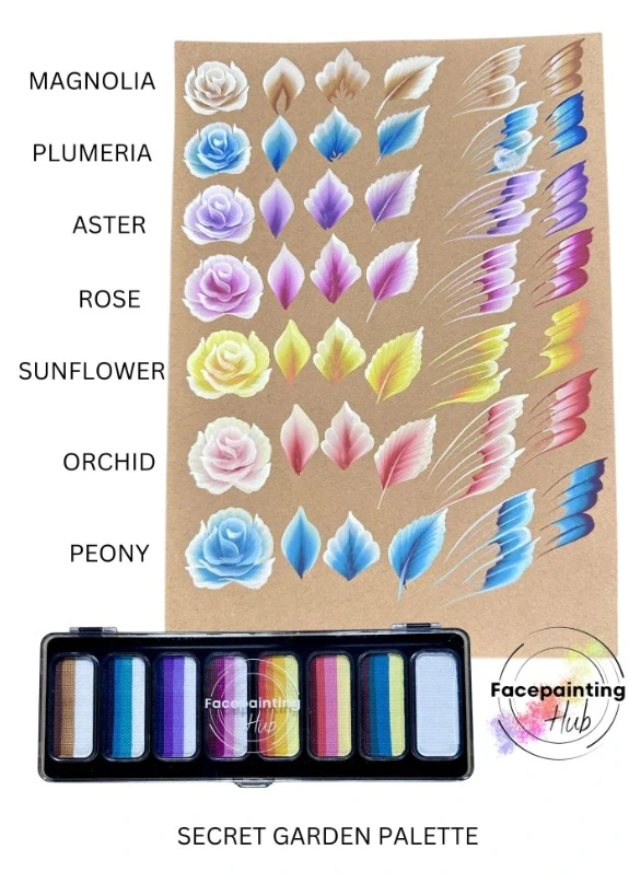 Facepaint Hub - Paletka Secret Garden