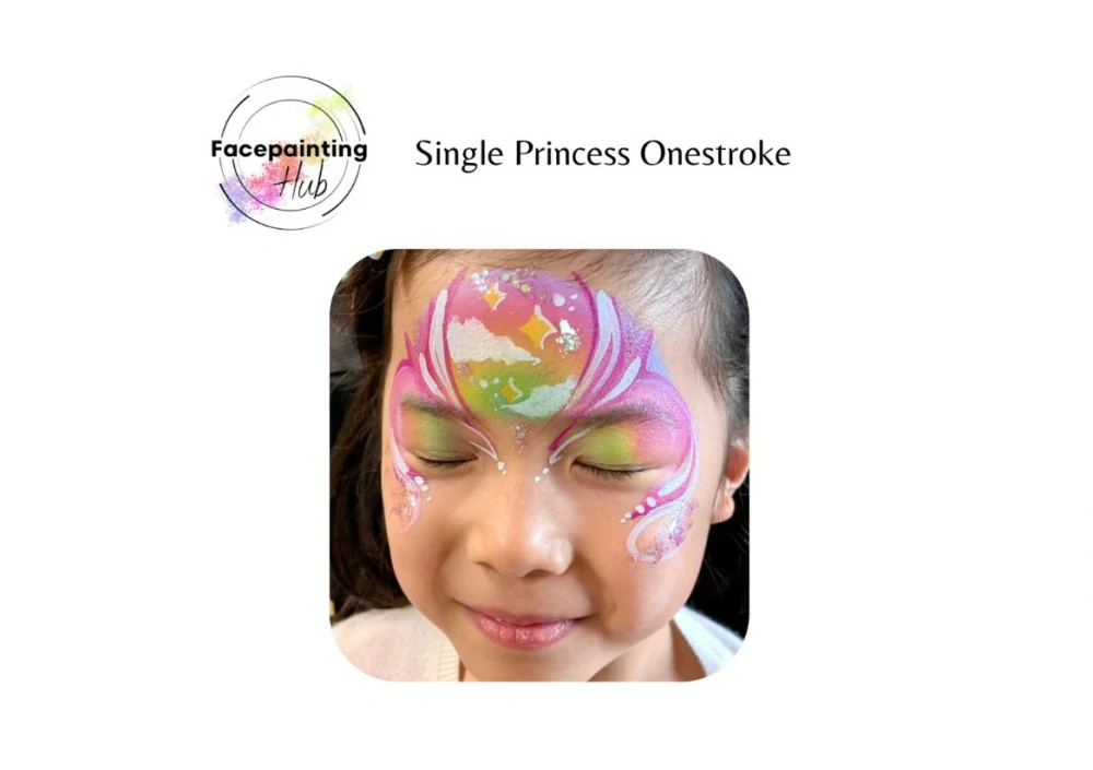 One stroke - Single Princess Facepaint Hub