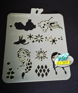 Šablona na obličej POP Stencils Ledové kráslovství kolekce